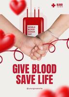 blood donation invitation template design ideas