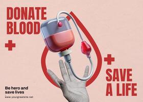 blood donor event invitation template