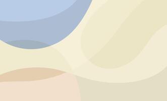 Abstract Summer Background Pastel Colors Waves Design vector