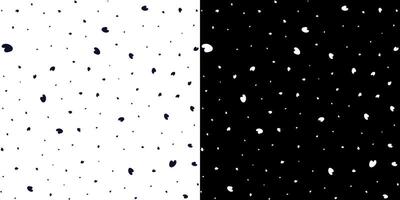Abstract Black White Pattern Design Scattered Shapes, Inverted vector