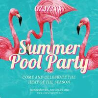 summer event promotion for social media post template