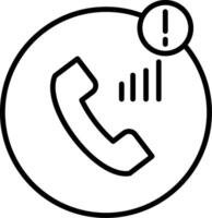 A phone icon with a phone in the middle of it vector