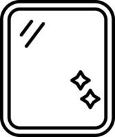 A square with a star on it vector