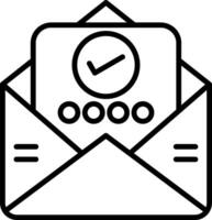 Email icon with clock and envelope vector