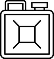 A black and white image of a battery vector