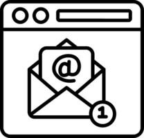 Email icon with envelope and envelope icon vector