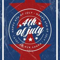 Blue 4th Of July for Instagram Post template