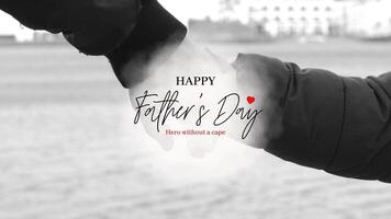 Minimalist Father's Day Twitter Post template