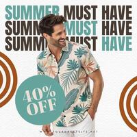 Summer Must Have Instagram Post template
