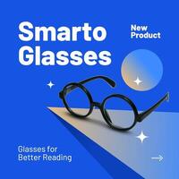 Blue Accessibility Product for Linkedin Post Template