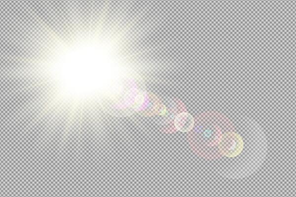 Glowing flare light effect background