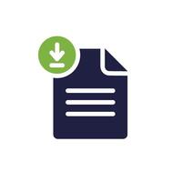 A visually appealing file icon enhances a digital interface, making it easier for users to locate and download important documents, thus improving their overall experience on the platform vector