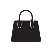 Flat and Modern Hand Bag Icons for Apps and Websites vector