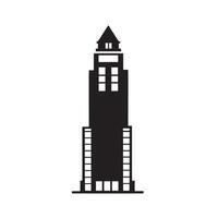 A Tall Building Icon for Web, App, or Print Projects vector