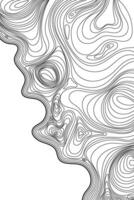 Creative Line Art Background vector