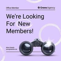 Purple Hiring Linkedin Post Template