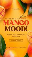 Yellow Mango Mood Instagram Story template