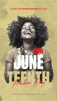 Juneteenth Freedom Day Instagram Story template