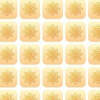 Sun symbol pattern set. vector