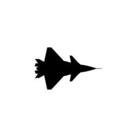 Turkiye Silhouette Jet Fighter, Fighter aircraft are military aircraft designed primarily for air-to-air combat. Can use for Pictogram, Logo, News Illustration, etc. Flat and BW style vector