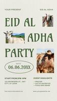 eid al adha event social media story template