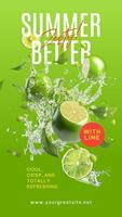 Green Summer Lime Instagram Story template
