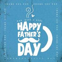 Happy Father's Day Instagram Greeting Post Typography template