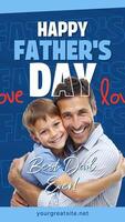 Happy Father's Day Instagram Story template