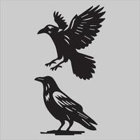 Avian Shadow black and white vector