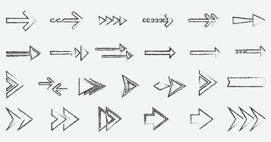 Colorful Arrow Set Flat and Gradient Shapes for Navigation vector
