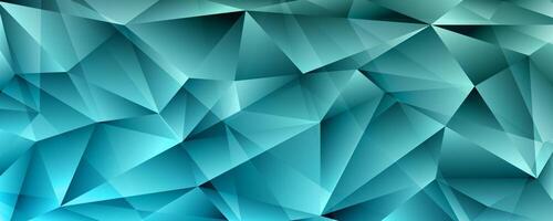 crystal teal shards collide in digital harmony, depth emerges beautifully. vector