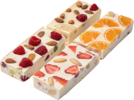 Delicious Nougat Bars png