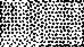 lack And White Pattern With Shapes Animation video