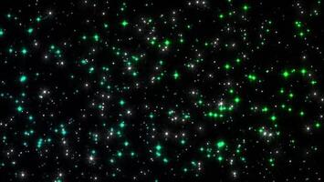Twinkling flares background. Space and stars, imitation. Use for background and texture video