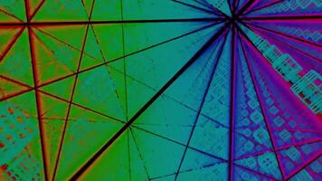 abstract computer generated backdrop, 3D rendering video