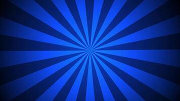 Sunburst overlay animation Seamless loop, animated spiral abstract background with blue and white color video