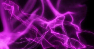Metamorphoses of tissue from particles. Curls of colored smoke. Abstract Animation2 video