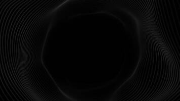 Abstract Black and White Tunnel Background. Abstract circular tunnel. Vortex tunnel monochrome . Wormhole. Abstract energy tunnel from the lines. Seamless loop.. 3D. Black background f video
