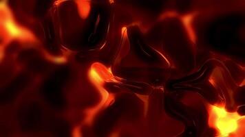 Abstract red liquid surface background. Motion. Oval shaped dark red stains. abstract red liquid wave background. Viscous Curve Liquid With Red Pattern, Smooth Motion And Refractions loop. video