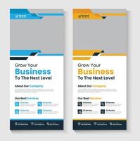 Rollup Business banner design vector