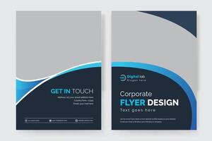 flyer design template vector