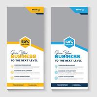 creative trifold brochure design vector