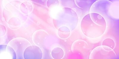 Fantasy background in bright pink with smooth light rays and sparkles. cartoon design for dreamy Y2K vibes. vector