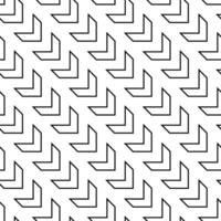 Diagonal outline Arrow pattern seamless vector