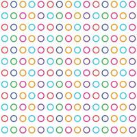 Circle grid vibrant color pattern seamless vector