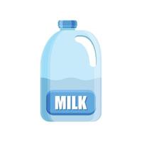 A plastic jug of milk on a white background vector