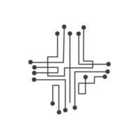 Abstract Circuit Icon vector
