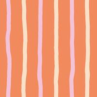 Hand Drawn Vertical Stripe Seamless Pattern vector