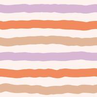 Retro Wavy Striped Seamless Pattern vector