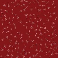 Seamless Pattern of Birds and Wings on Elegant Maroon Background for Textile and Wallpaper Design vector